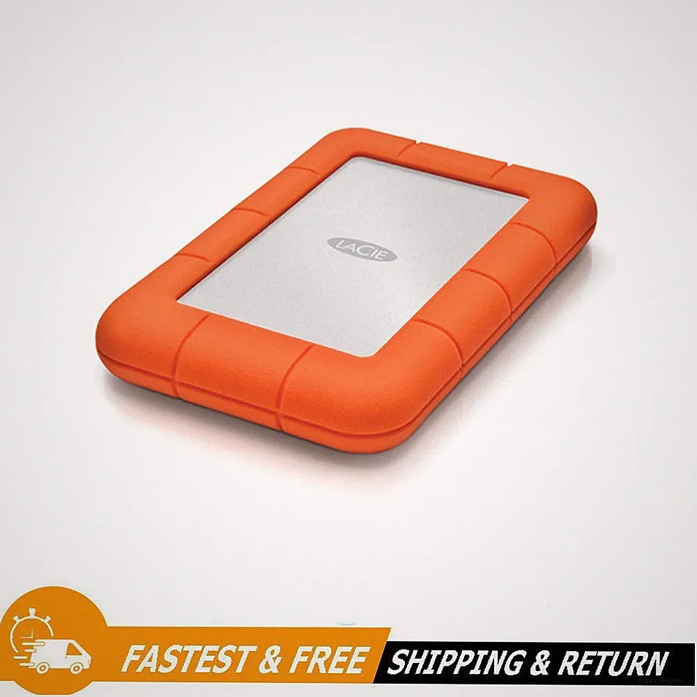 LaCie 2TB Rugged Mini External Hard Drive USB 3.0 Orange (LAC9000298-RC)