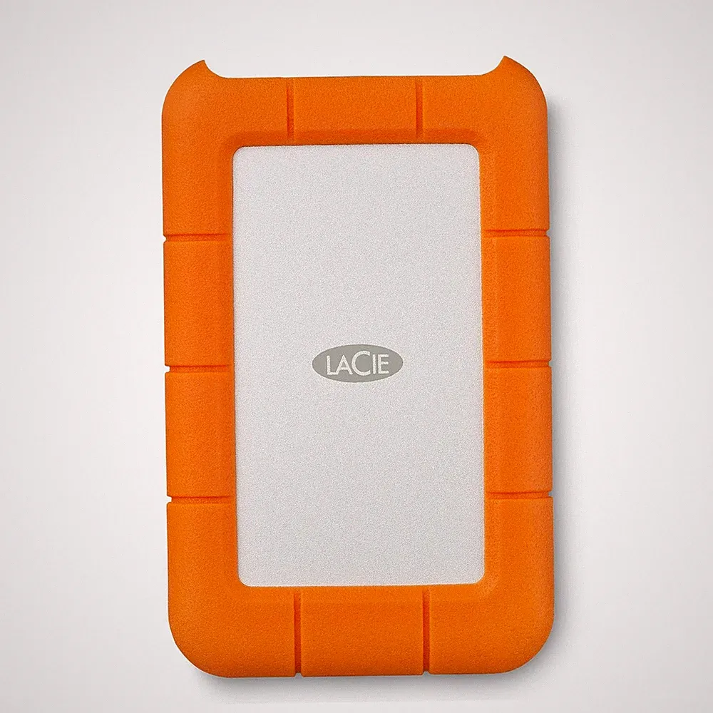 Lacie Rugged Mini 1Tb Portable Hard Drive Usb 3.0 Water Resistant Shockproof