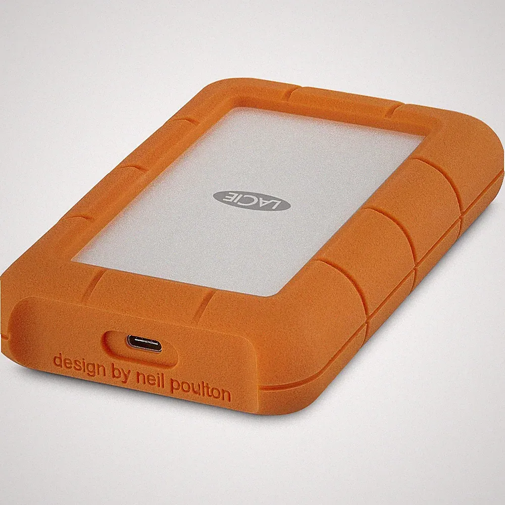 LaCie Rugged USB-C 3.0 2TB External Hard Drive