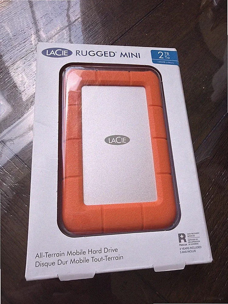 Lacie Rugged Mini 2TB External Hard Drive